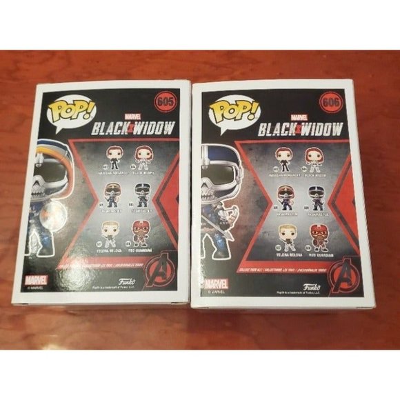 Black Widow TaskMaster Funko Pops 605/6 - Picture 2 of 7